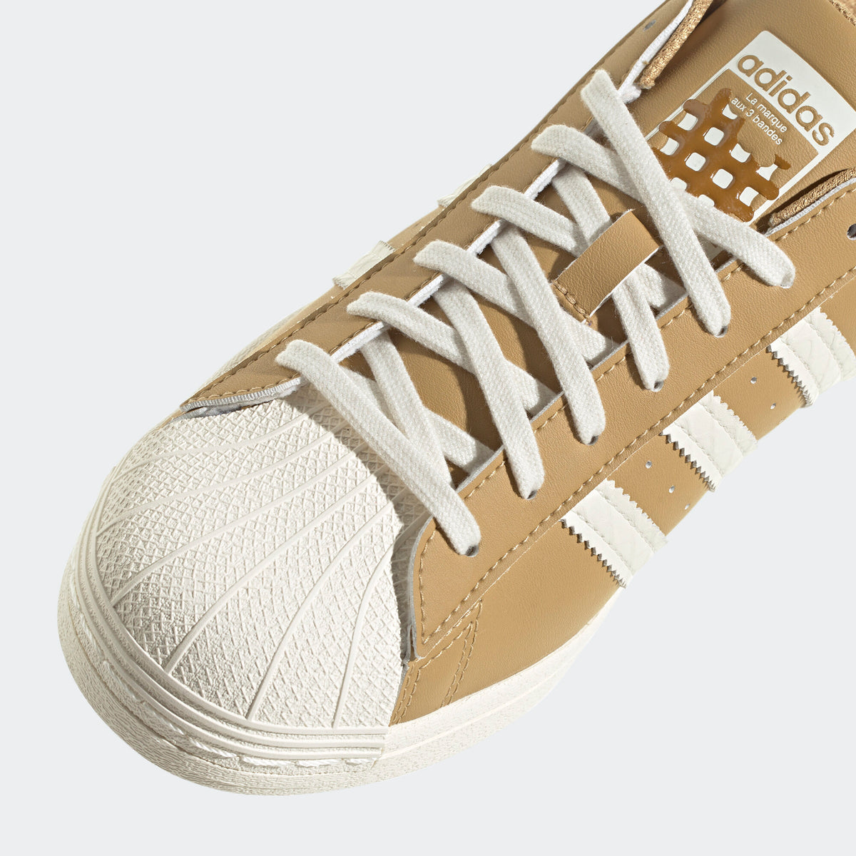 Adidas Superstar Sneakers - Khaki Brown / White - view 8