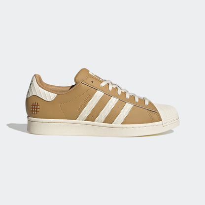 Adidas Superstar Sneakers - Khaki Brown / White - view 2