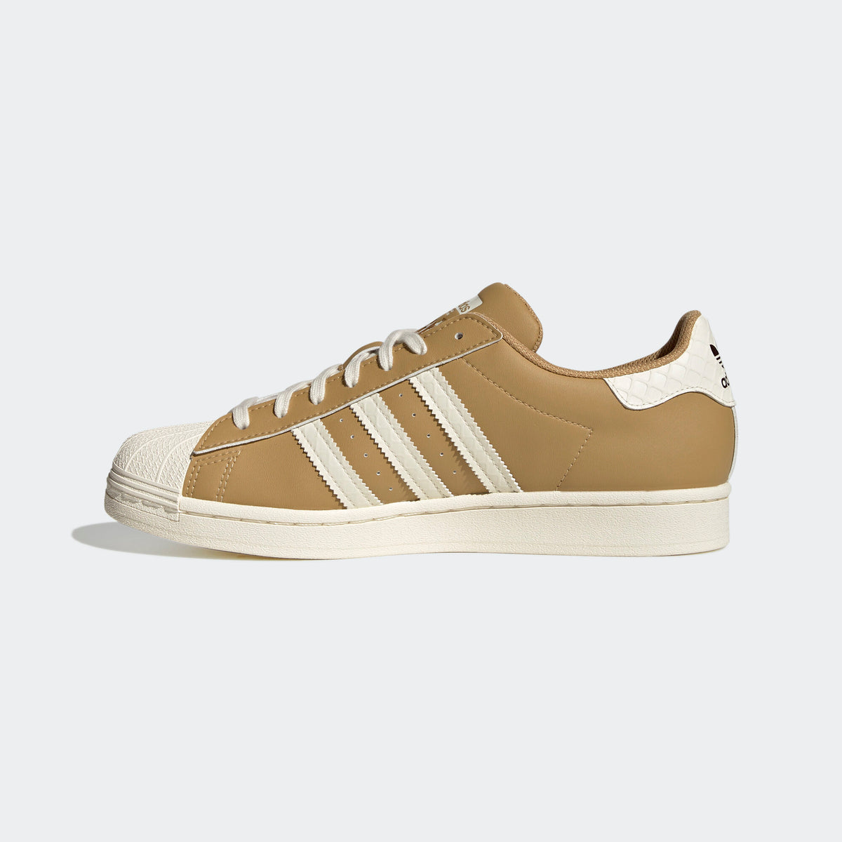 Adidas Superstar Sneakers - Khaki Brown / White - view 3