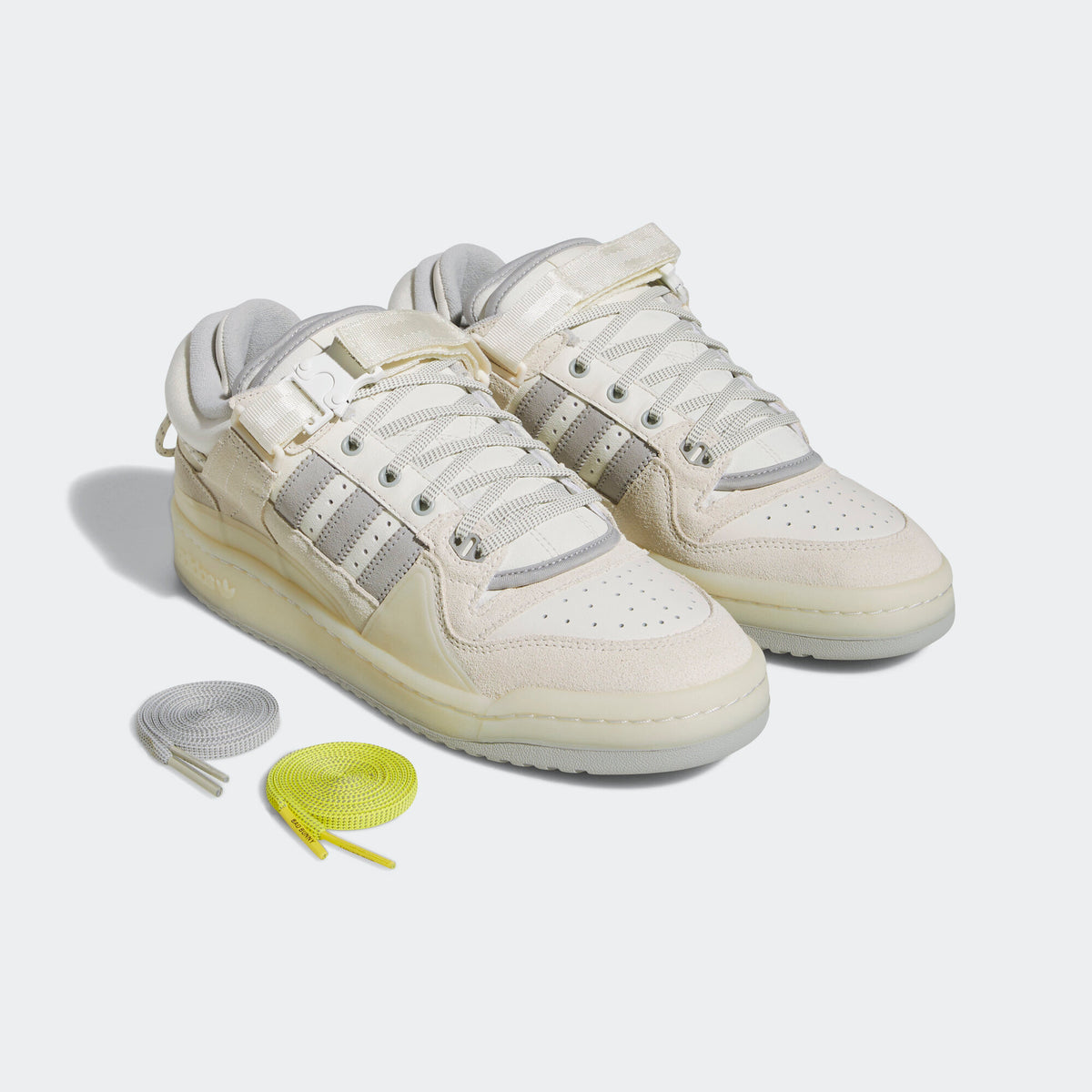 Adidas BAD Bunny Forum Sneakers - White / Beige / Light Grey - view 8