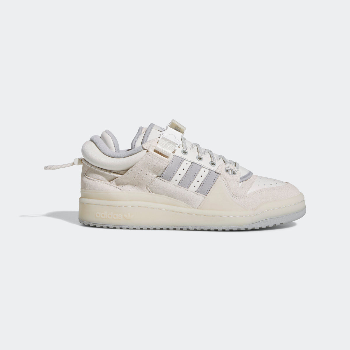 Adidas BAD Bunny Forum Sneakers - White / Beige / Light Grey - view 7