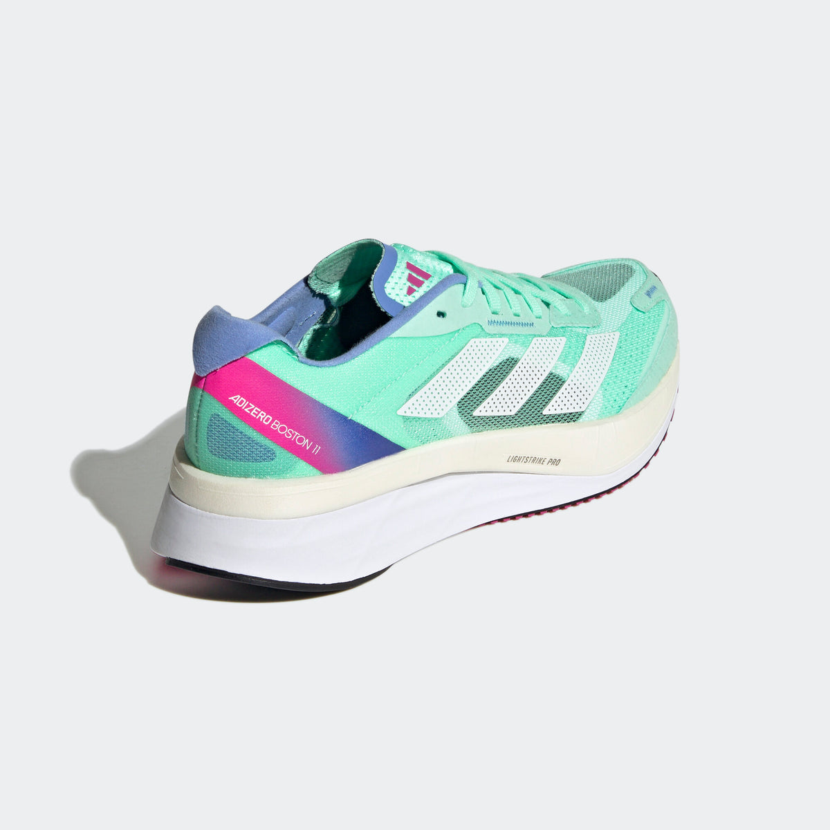 Adidas Adizero Boston 11 Sneakers - Mint Green / White / Purple - view 6