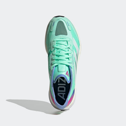 Adidas Adizero Boston 11 Sneakers - Mint Green / White / Purple - view 3