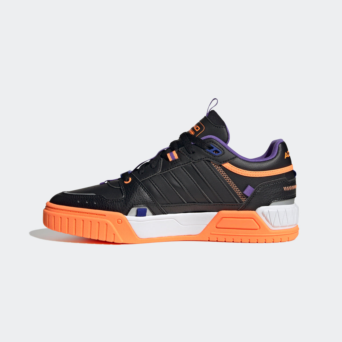 Adidas D-PAD Sneakers - Black / Orange / Purple / Light Grey - view 2
