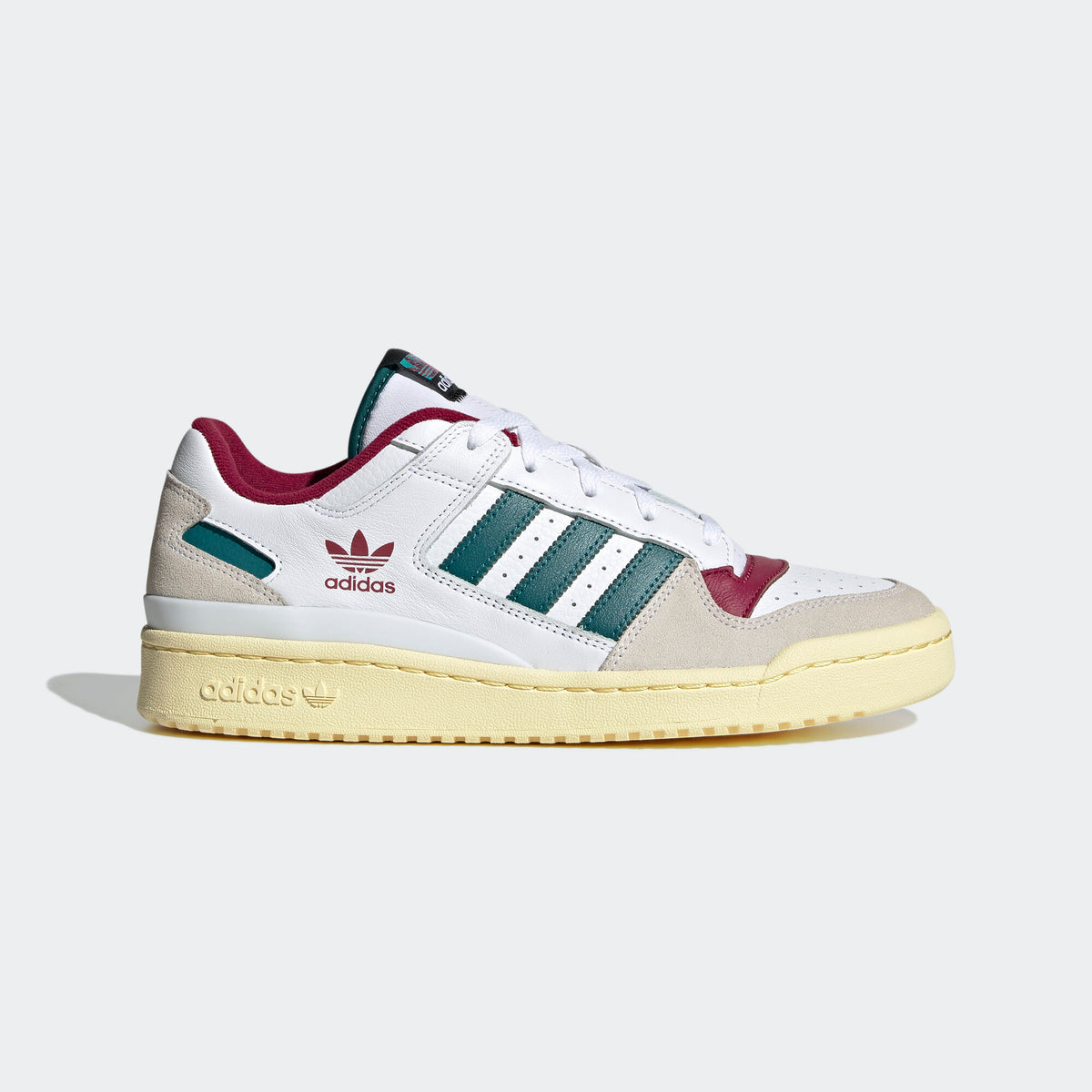 Adidas Forum LOW CL Sneakers - White / Light Grey / Green / Red - view 1