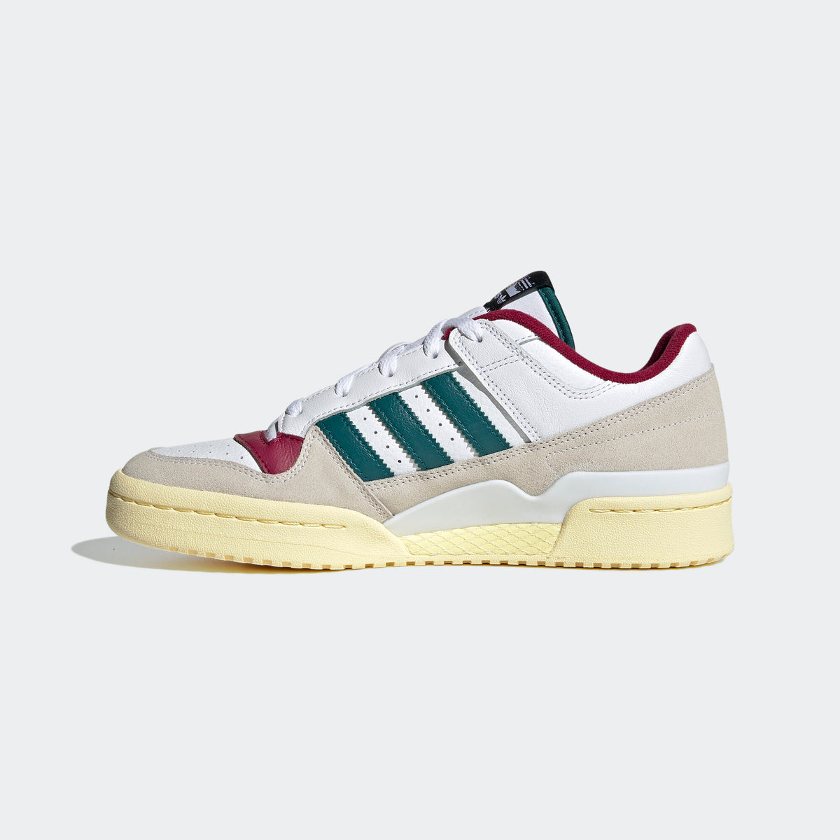 Adidas Forum LOW CL Sneakers - White / Light Grey / Green / Red - view 2