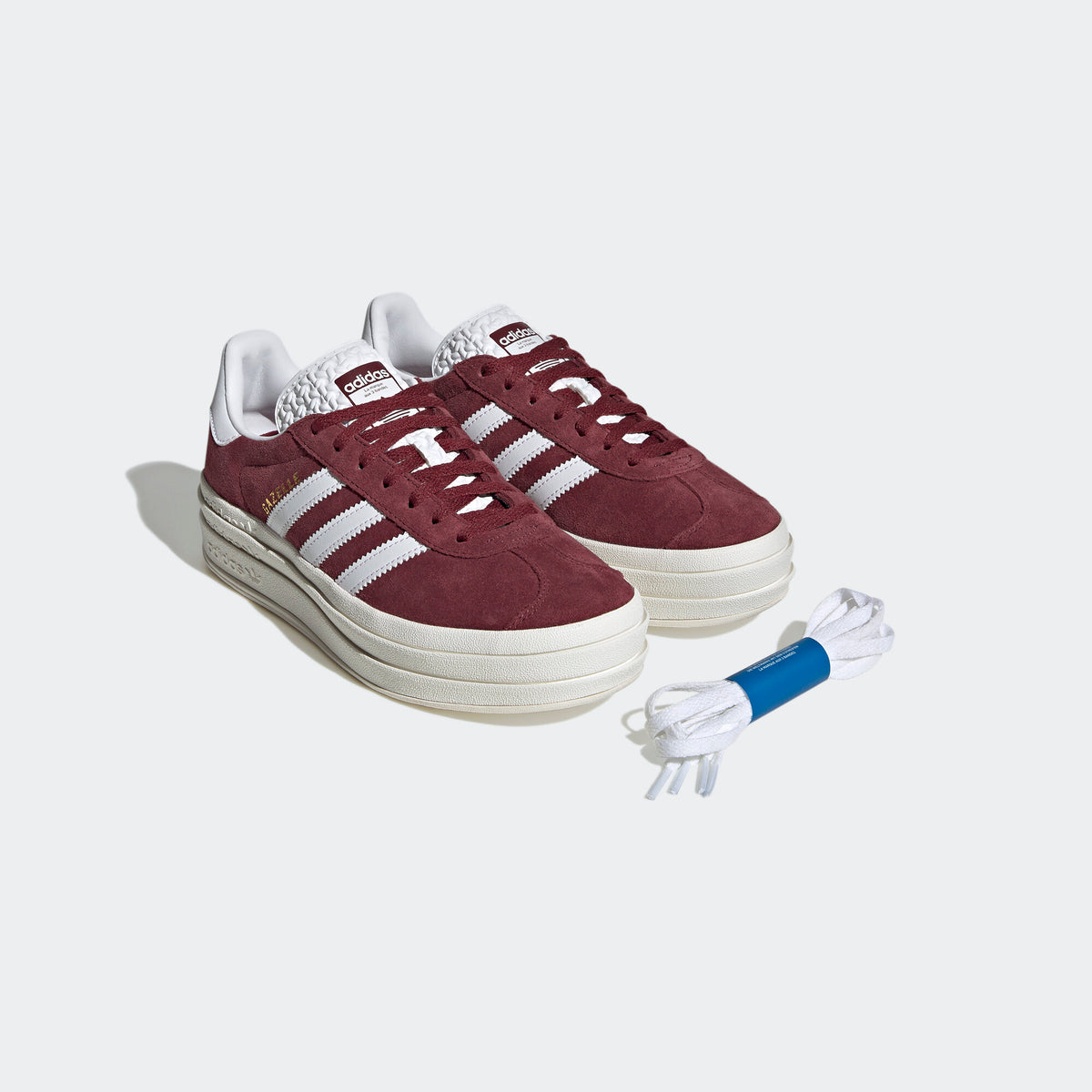 Adidas Gazelle BOLD Sneakers - Shadow Red / White - view 7