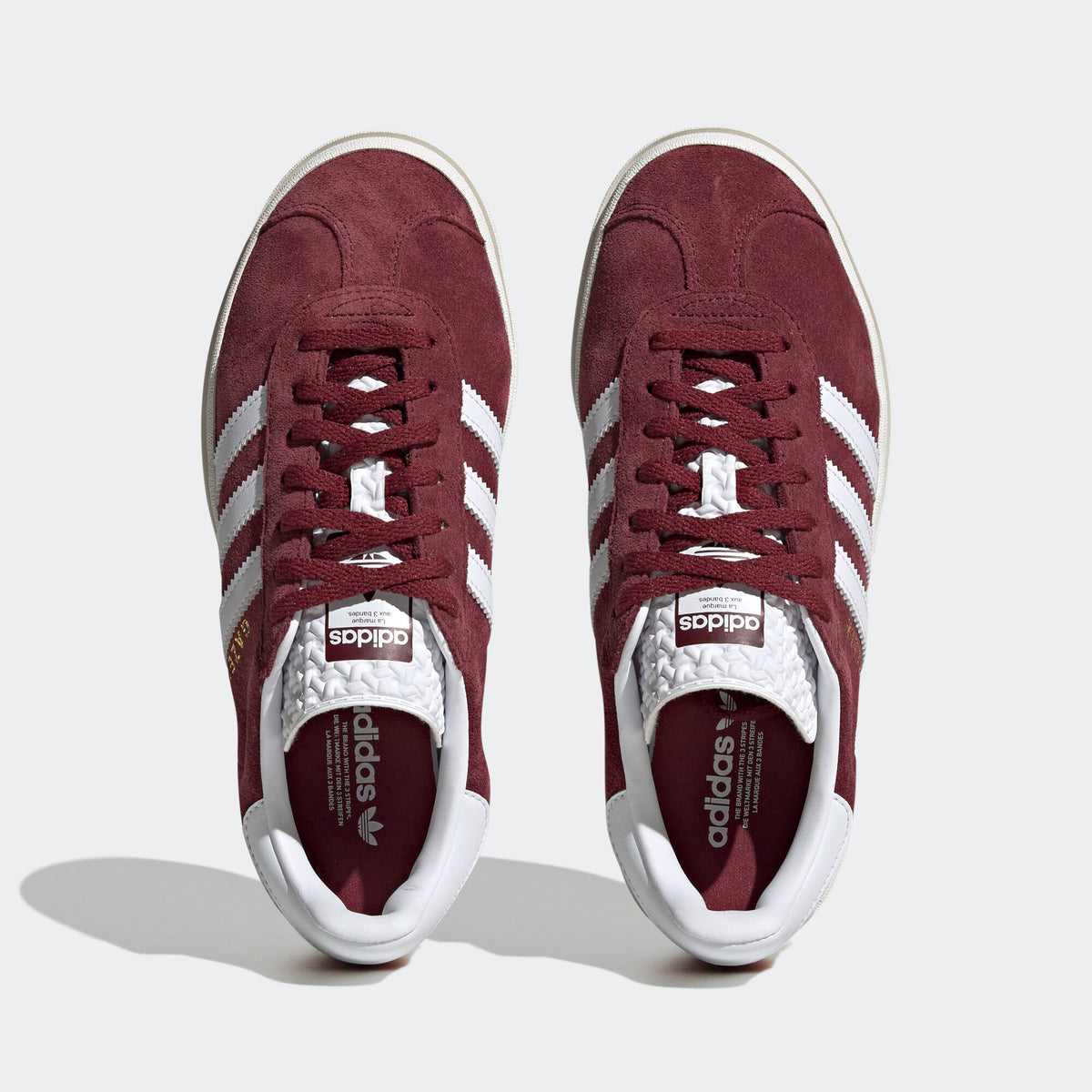 Adidas Gazelle BOLD Sneakers - Shadow Red / White - view 3