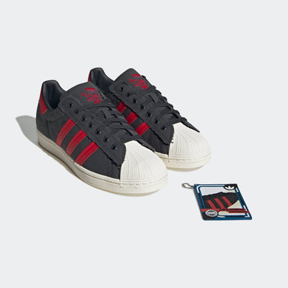 Adidas Superstar Sneakers - Grey / Red / White - view 5