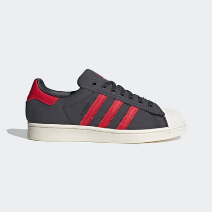 Adidas Superstar Sneakers - Grey / Red / White - view 4