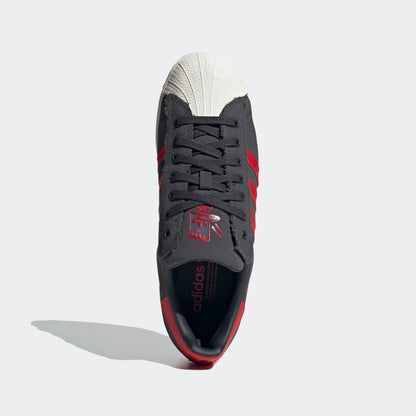Adidas Superstar Sneakers - Grey / Red / White - view 7