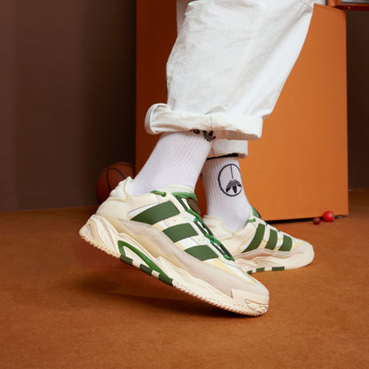 Adidas Niteball Sneakers - Off White / Crystal White / Green / Yellow - view 1