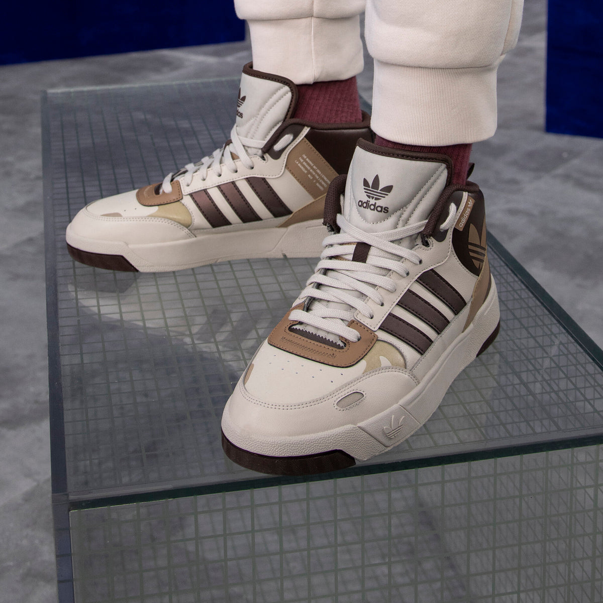 Adidas POST-UP Sneakers - Beige / Brown / Sand Yellow - view 3