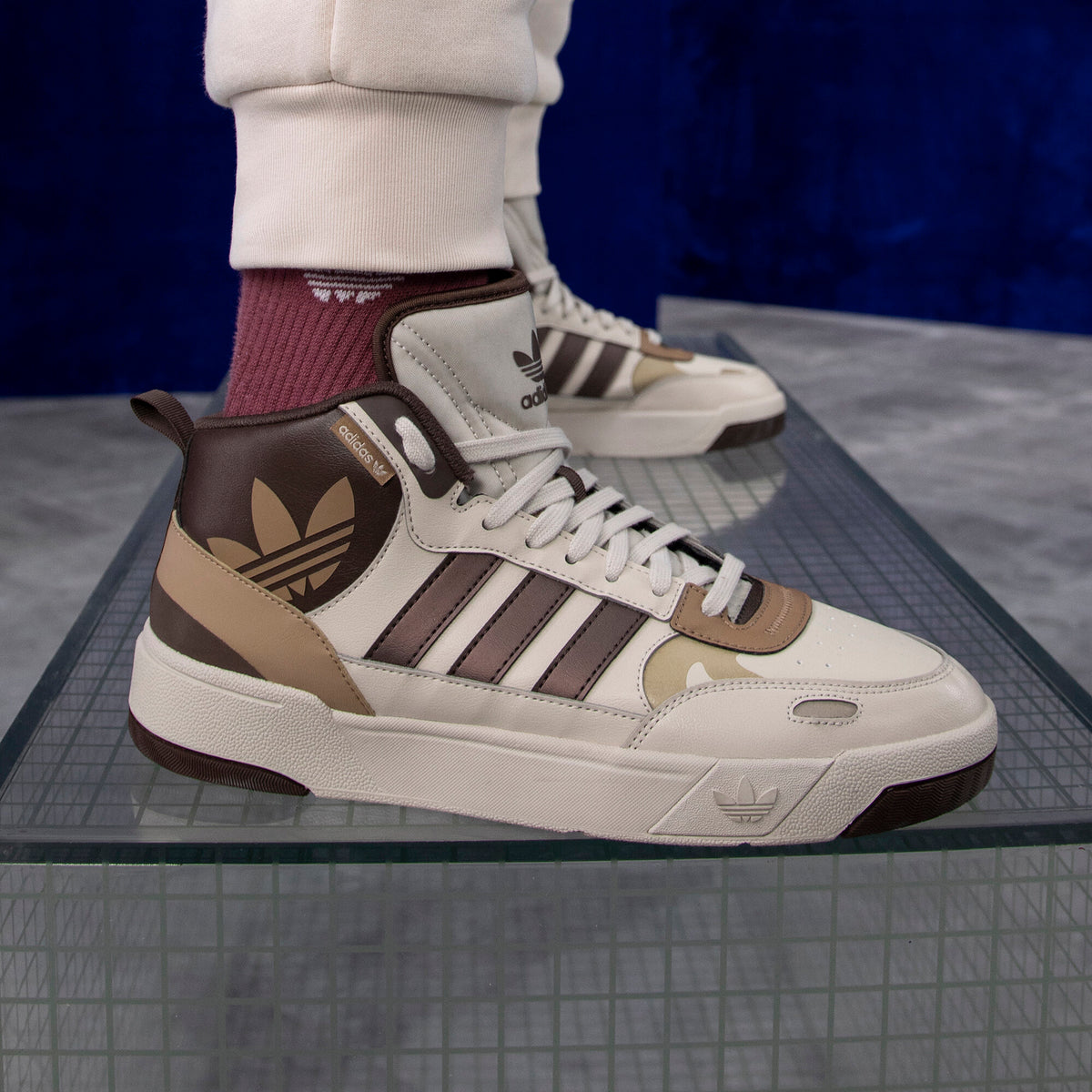 Adidas POST-UP Sneakers - Beige / Brown / Sand Yellow - view 2