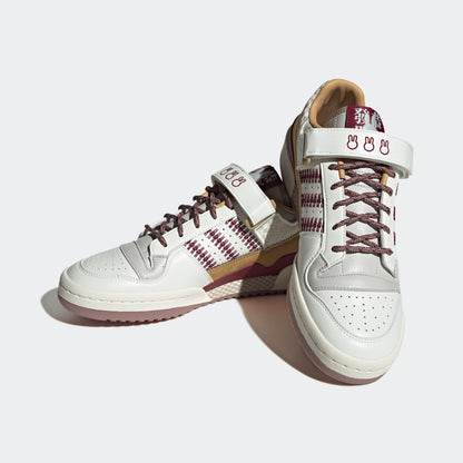 Adidas Miffy x Fansack Forum 84 Sneakers - Beige / Light Grey / Burgundy - view 7