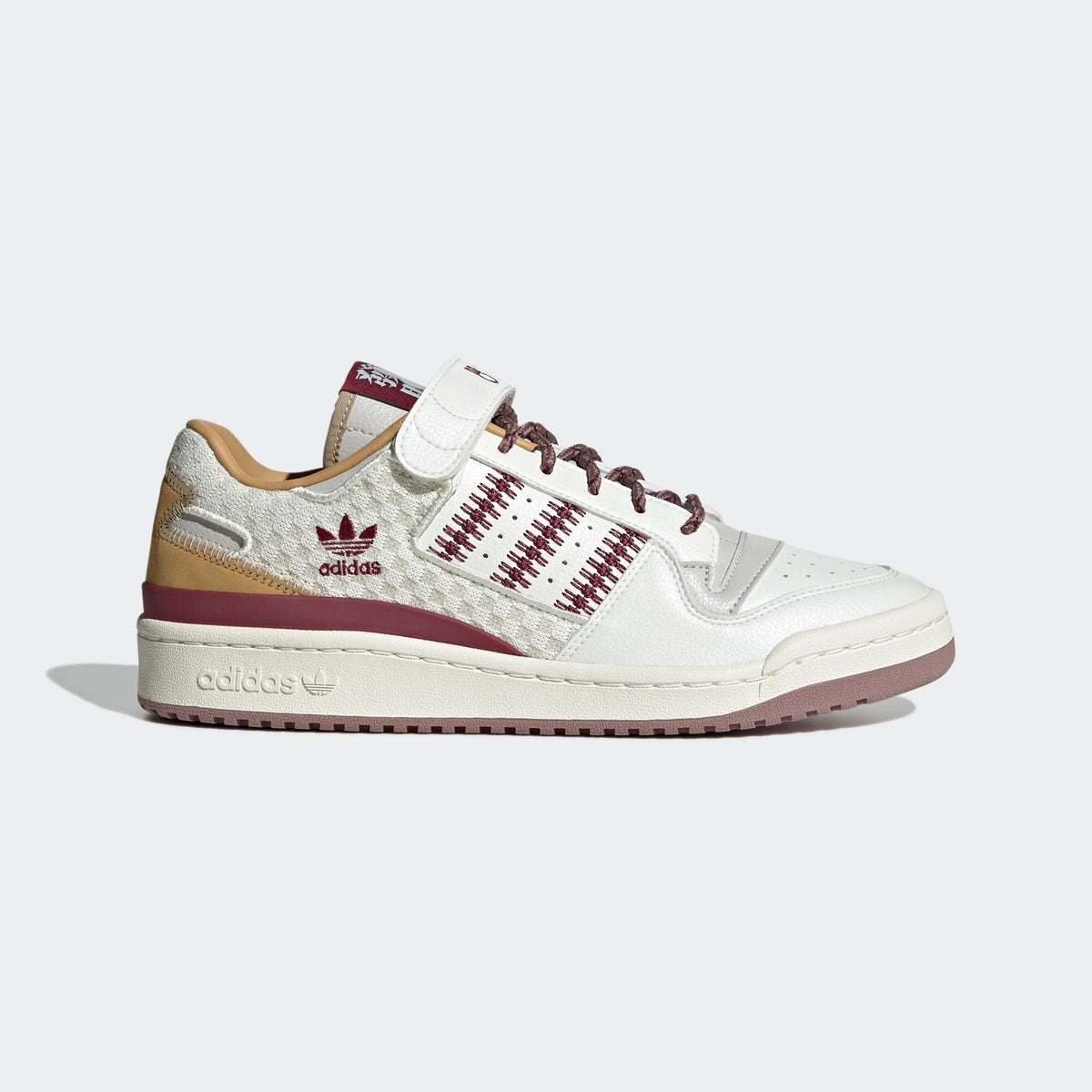 Adidas Miffy x Fansack Forum 84 Sneakers - Beige / Light Grey / Burgundy - view 3