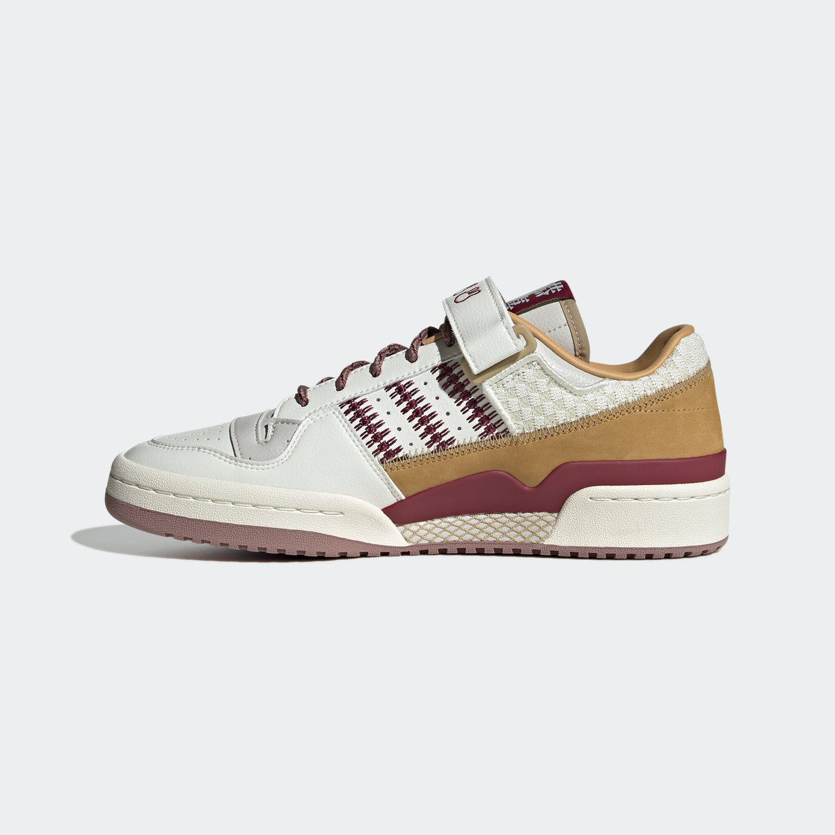 Adidas Miffy x Fansack Forum 84 Sneakers - Beige / Light Grey / Burgundy - view 4