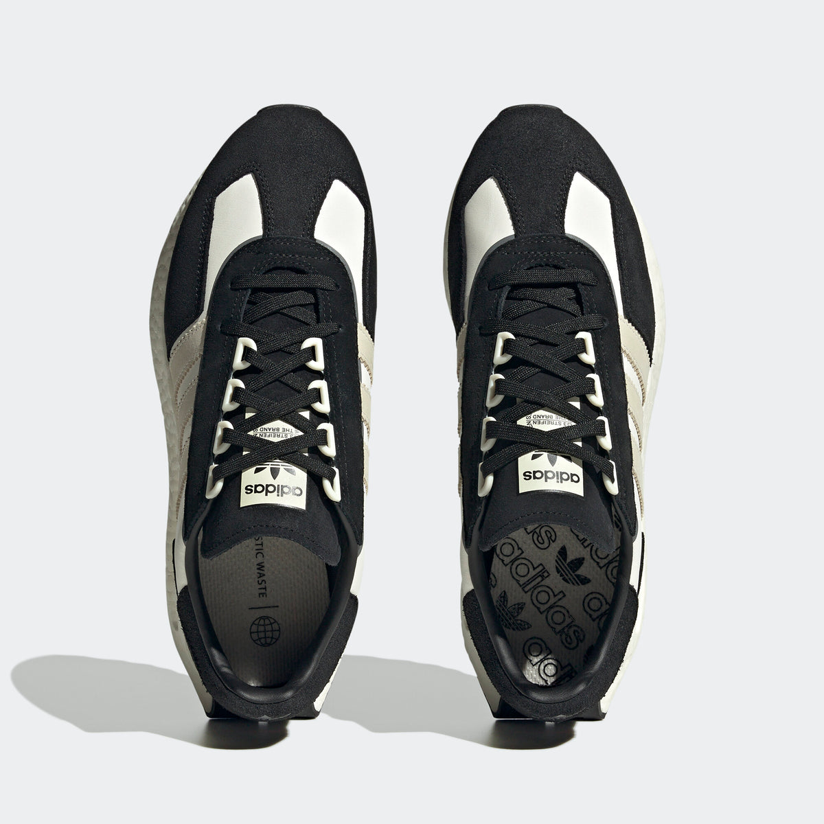Adidas Retropy E5 Sneakers - Black / Off White - view 3