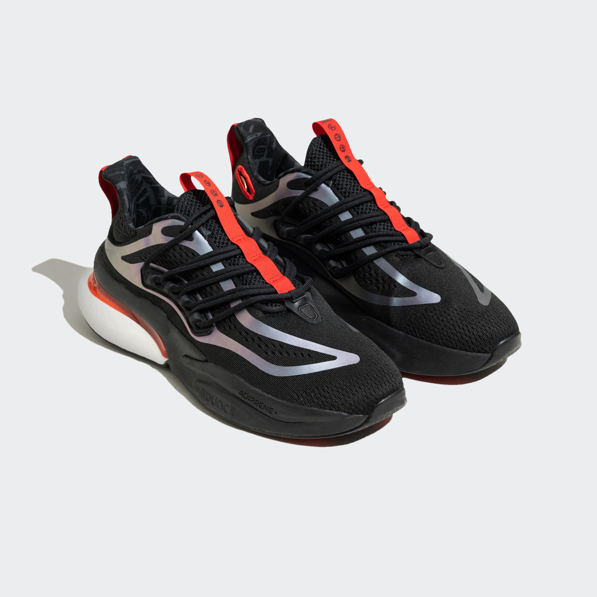 Adidas Alphaboost V1 Sneakers - Black / Red / Shadow Violet - view 5