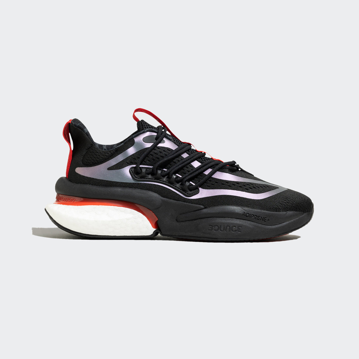 Adidas Alphaboost V1 Sneakers - Black / Red / Shadow Violet - view 1