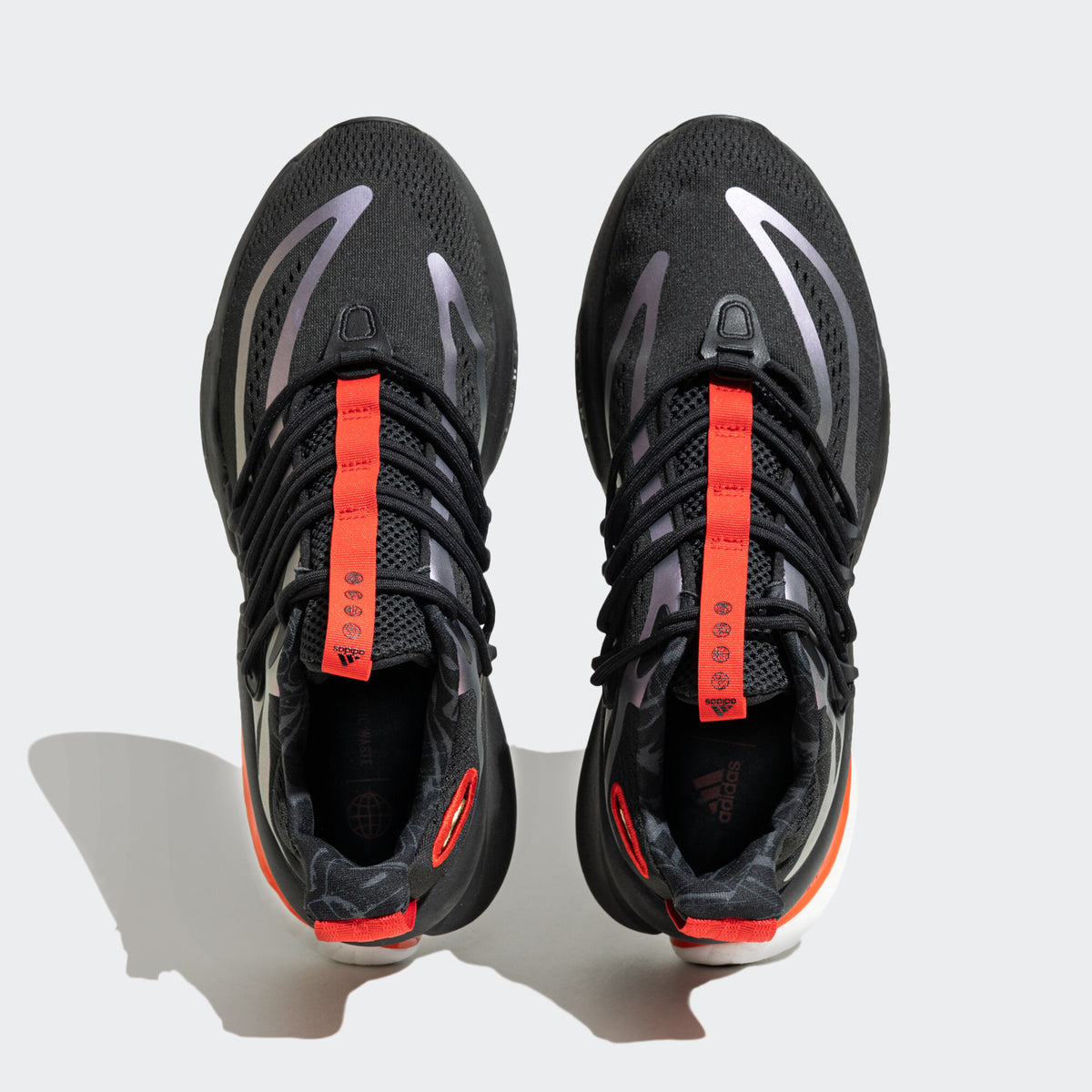 Adidas Alphaboost V1 Sneakers - Black / Red / Shadow Violet - view 3