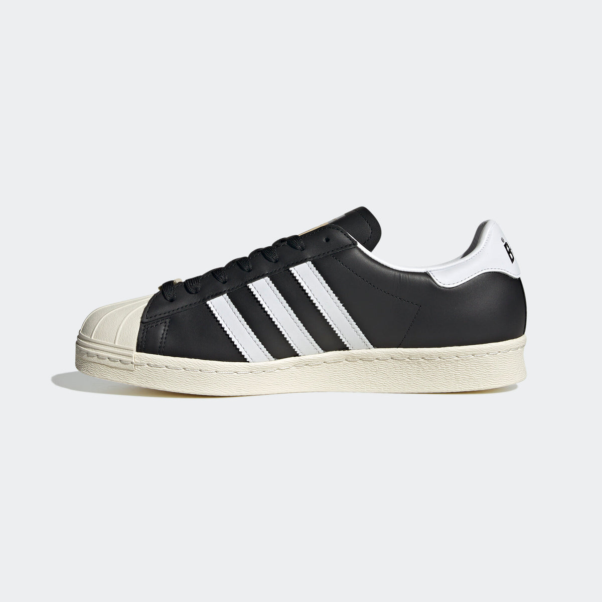 Adidas BAPE Superstar Sneakers - Black / White / Beige / Gold - view 7