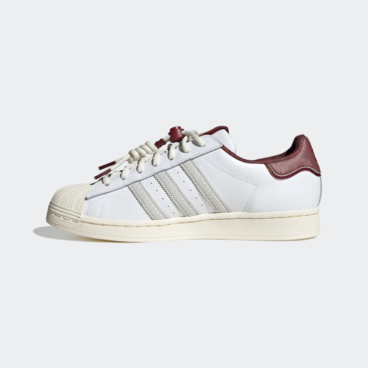 Adidas Superstar Sneakers - Grey White / Red Brown / Beige / Silver Grey - view 4