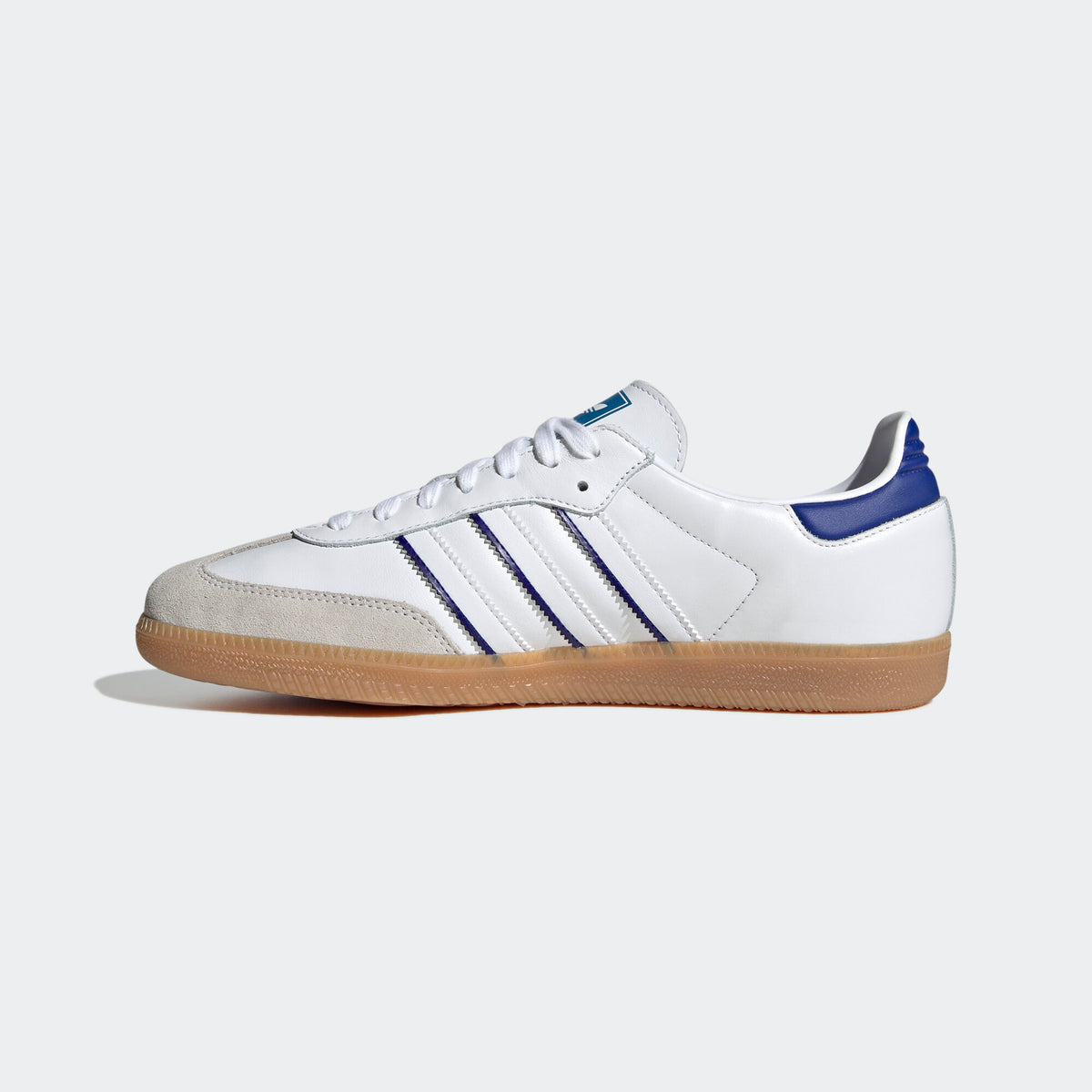 Adidas Samba Sneakers - White / Blue - view 2