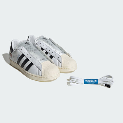 Adidas Superstar Sneakers - Crystal White / Black / Off White - view 5