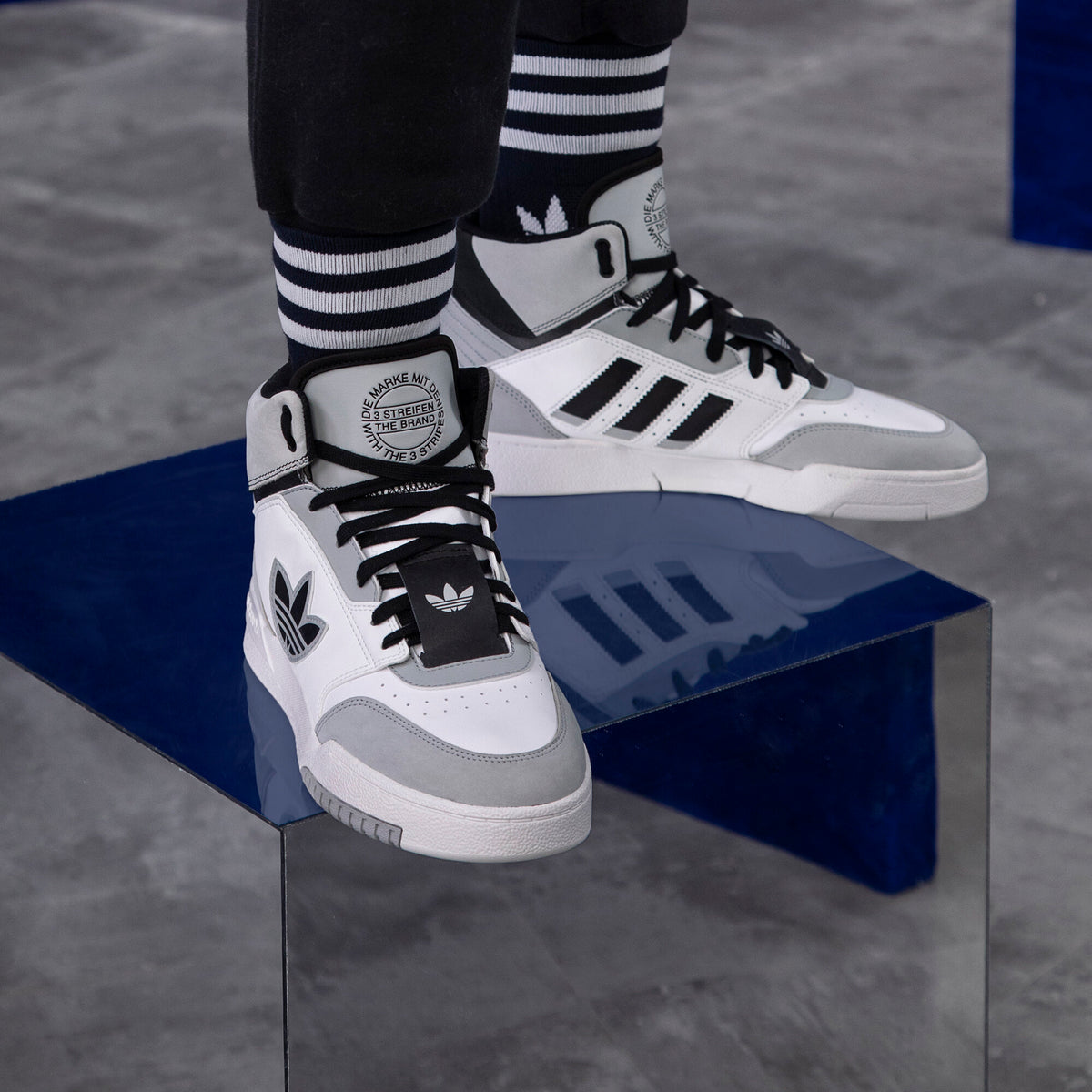 Adidas DROP STEP XL Sneakers - White / Grey / Black - view 2