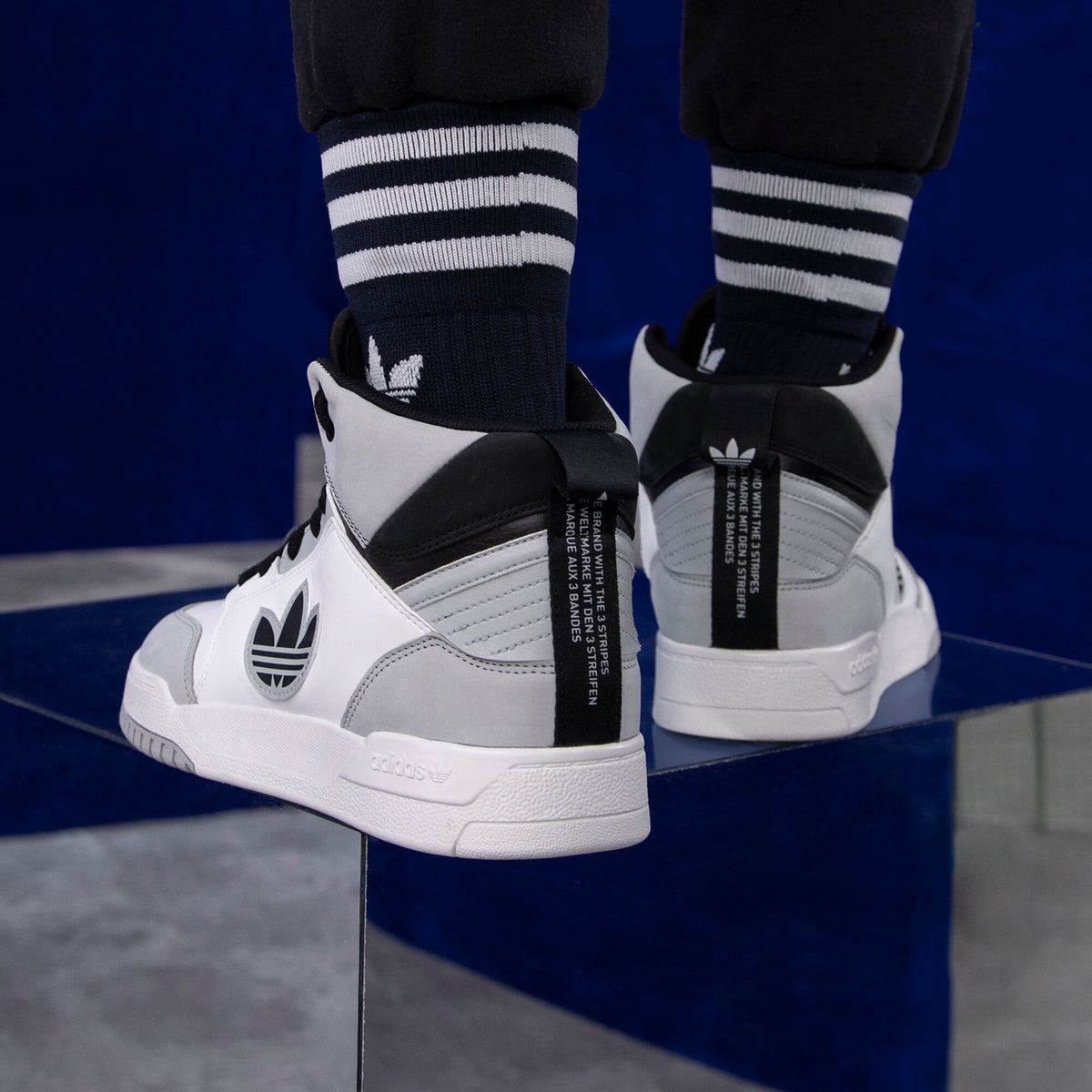 Adidas DROP STEP XL Sneakers - White / Grey / Black - view 3