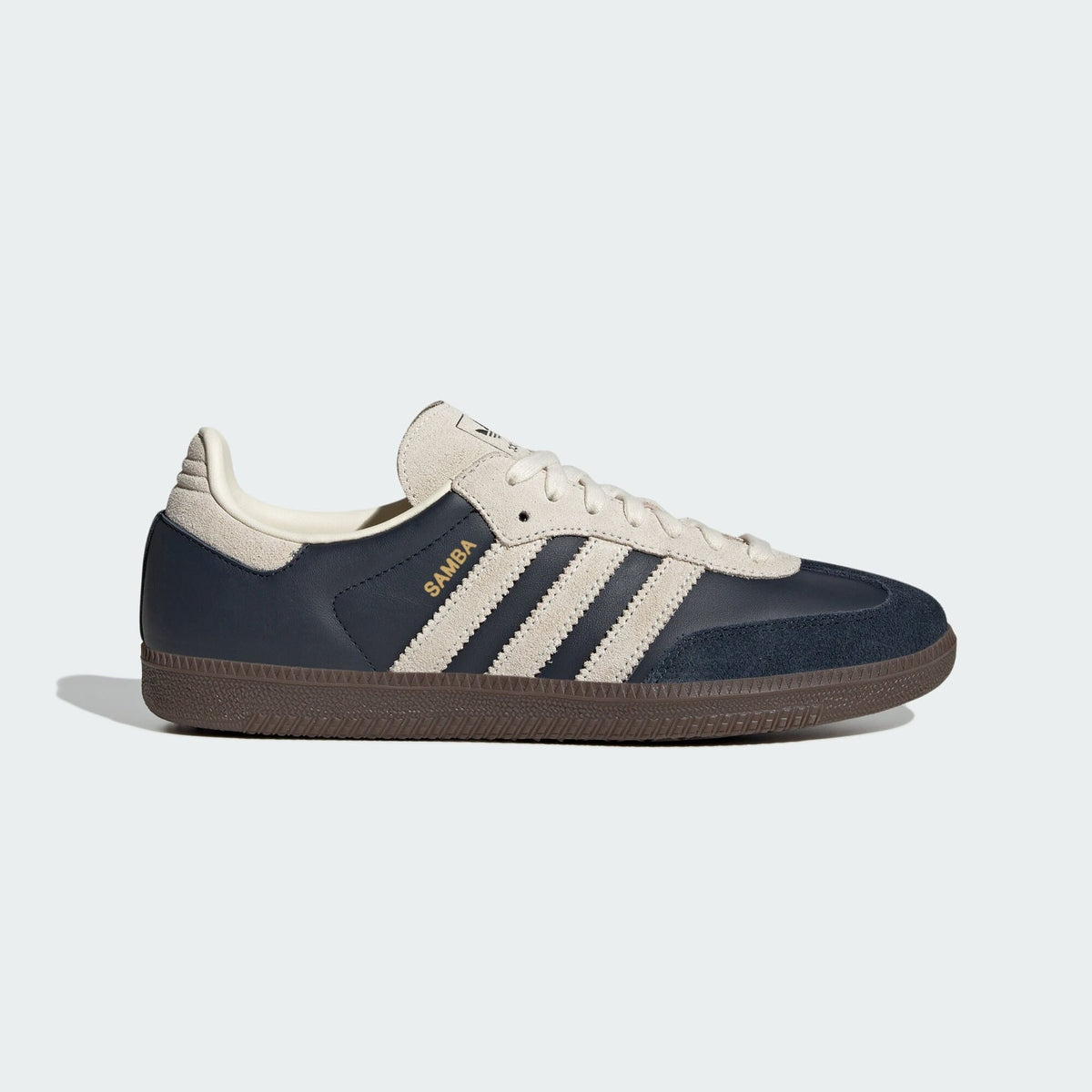 Adidas Samba OG Sneakers - Aurora Ink / Off White / Resin Yellow - view 1