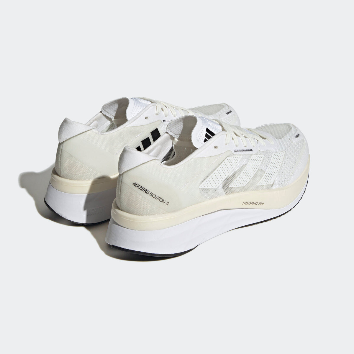 Adidas Adizero Boston 11 Sneakers - Beige / White / Black - view 6
