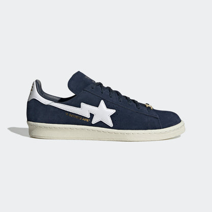 Adidas BAPE Campus 80S x Sneakers - Navy / White - view 5