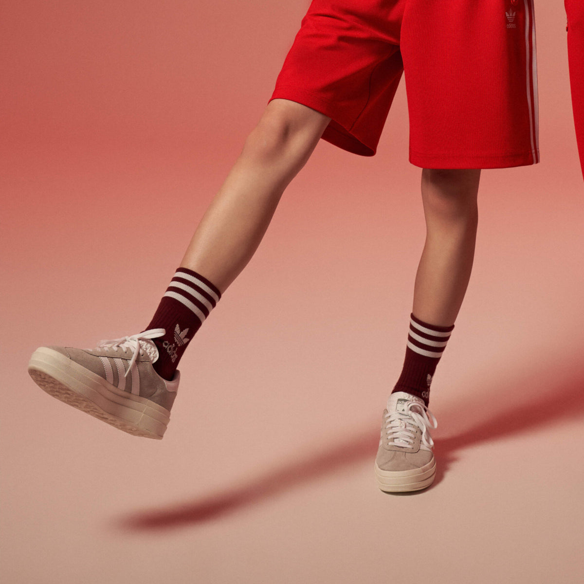 Adidas Gazelle BOLD Sneakers - Grey / White - view 1