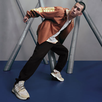 Adidas NITE Jogger Sneakers - Beige / Dark Coffee - view 2