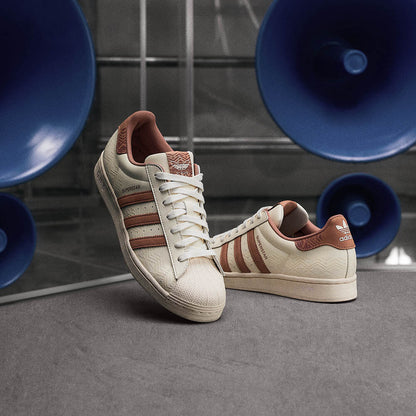 Adidas Superstar Sneakers - Off White / Brown - view 1