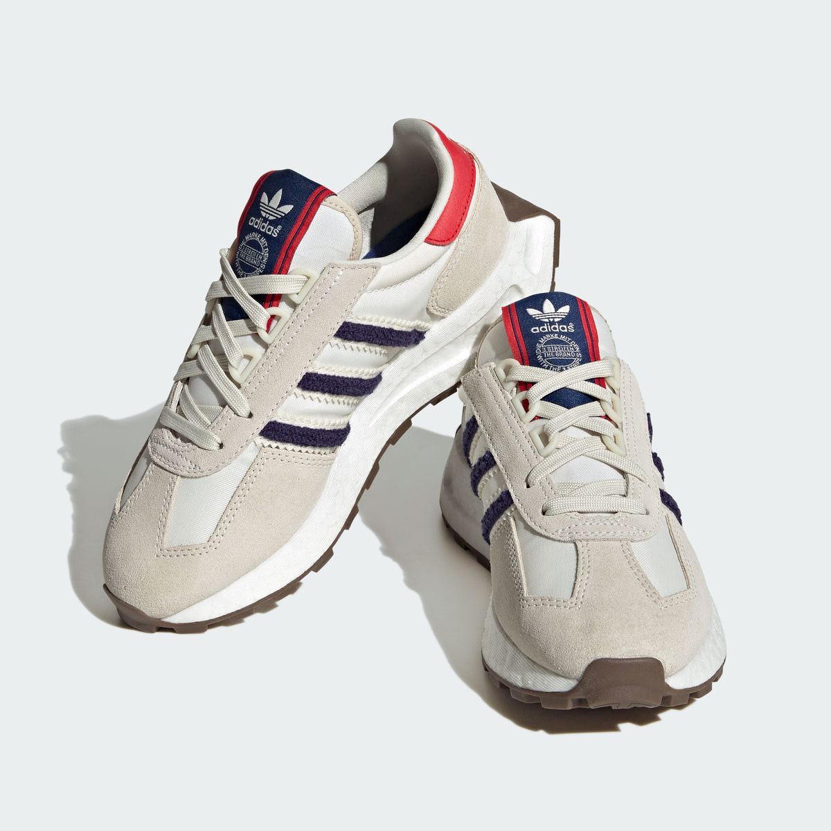 Adidas Retropy E5 Sneakers - Beige / Red / Navy - view 5