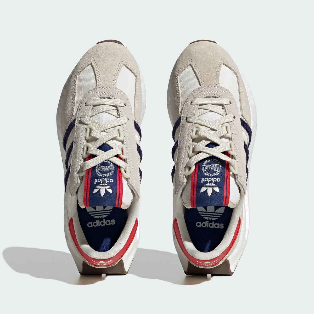 Adidas Retropy E5 Sneakers - Beige / Red / Navy - view 3