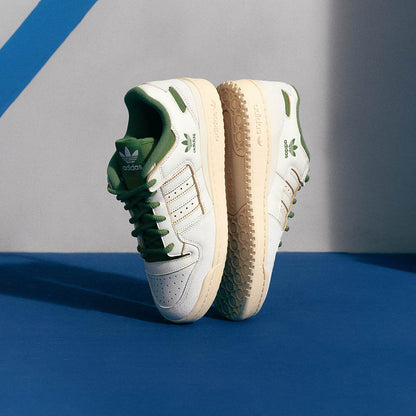 Adidas Forum 84 LOW Classic Sneakers - Off White / Green - view 3