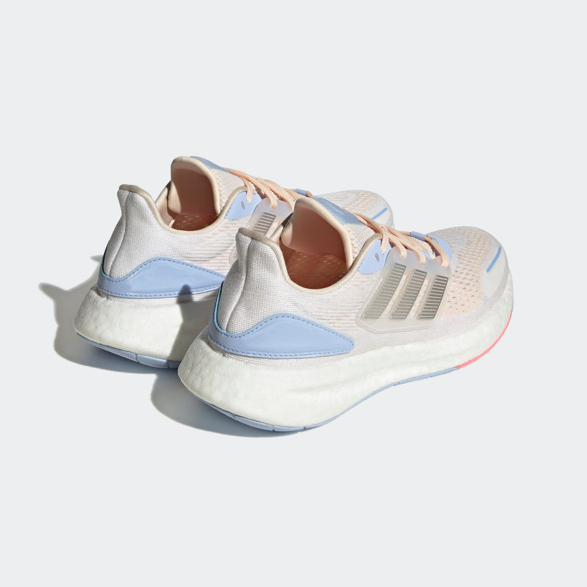 Adidas Pureboost 22 Heat.rdy Sneakers - White / Nude Pink / Blue / Silver - view 6