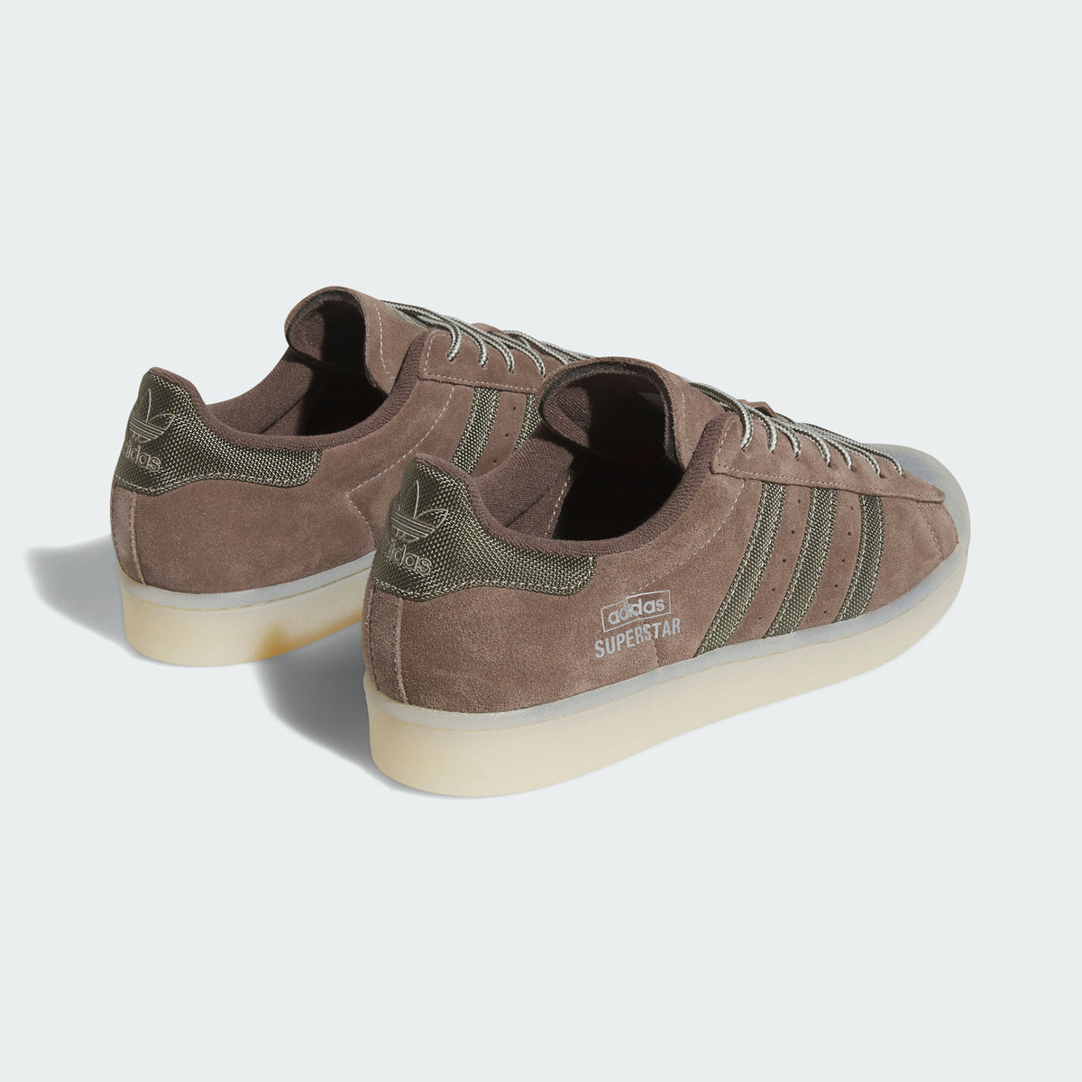 Adidas Superstar Sneakers - Earth Brown / Taupe / White - view 6