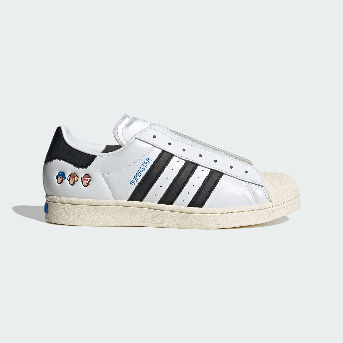 Adidas Superstar Sneakers - Crystal White / Black / Off White - view 4