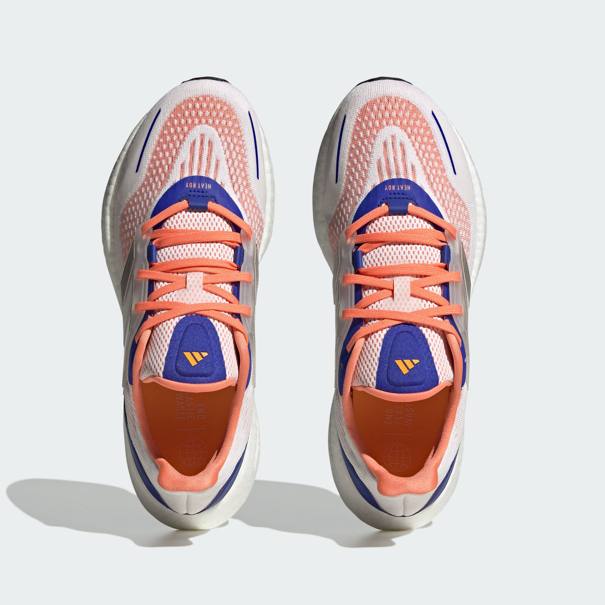 Adidas Pureboost 22 Heat.rdy Sneakers - White / Orange / Blue / Black - view 3