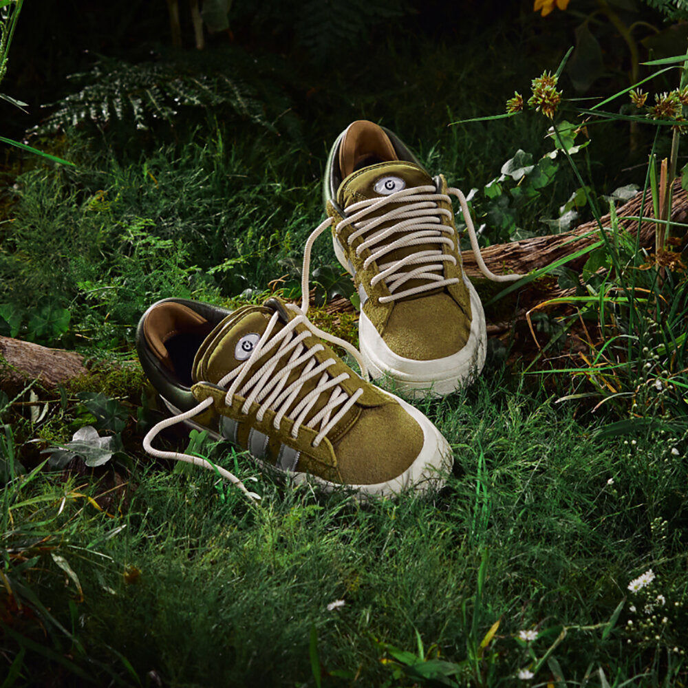 Adidas BAD Bunny Campus Sneakers - Olive Brown / Green / White - view 2