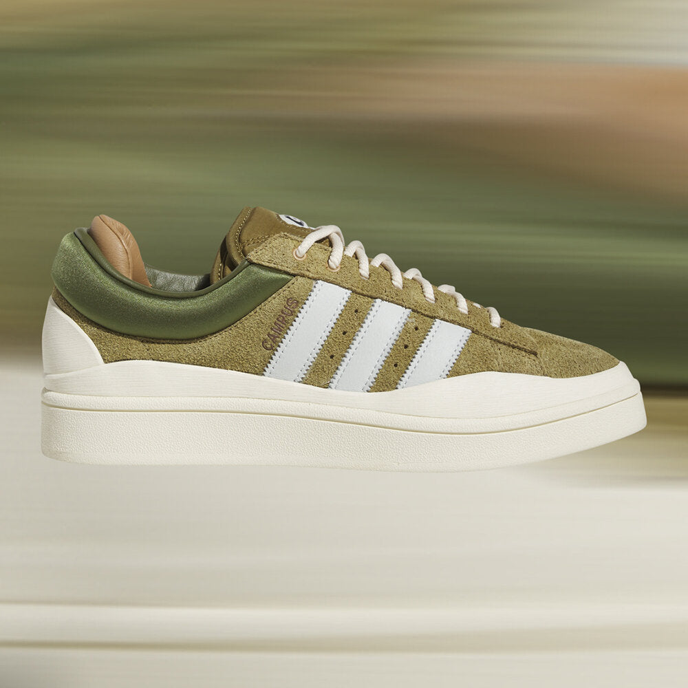 Adidas BAD Bunny Campus Sneakers - Olive Brown / Green / White - view 5