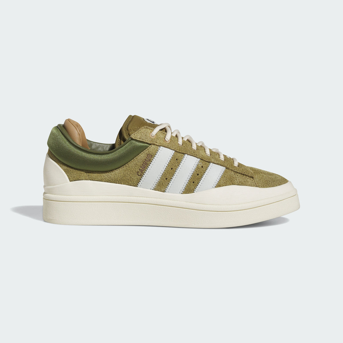 Adidas BAD Bunny Campus Sneakers - Olive Brown / Green / White - view 7