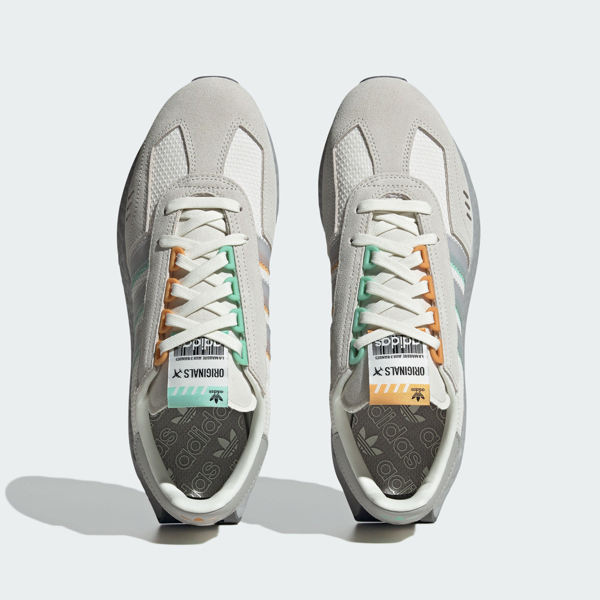 Adidas Retropy E5 Sneakers - Chalk White / Light Grey - view 3