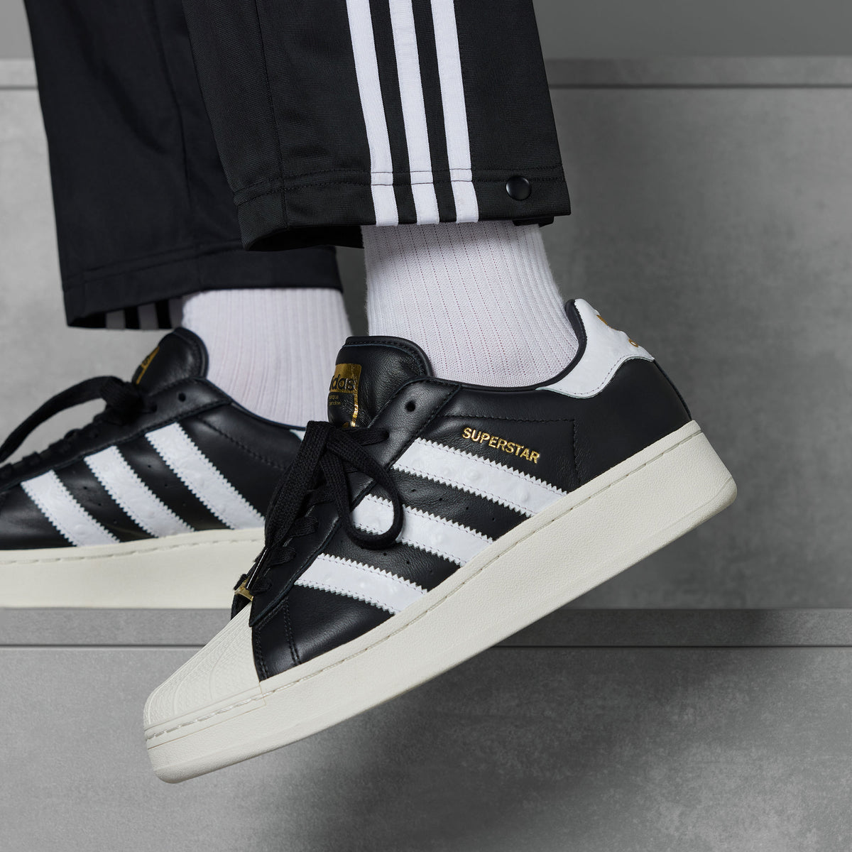 Adidas Superstar XLG Sneakers - Black / Crystal White / Off White - view 2