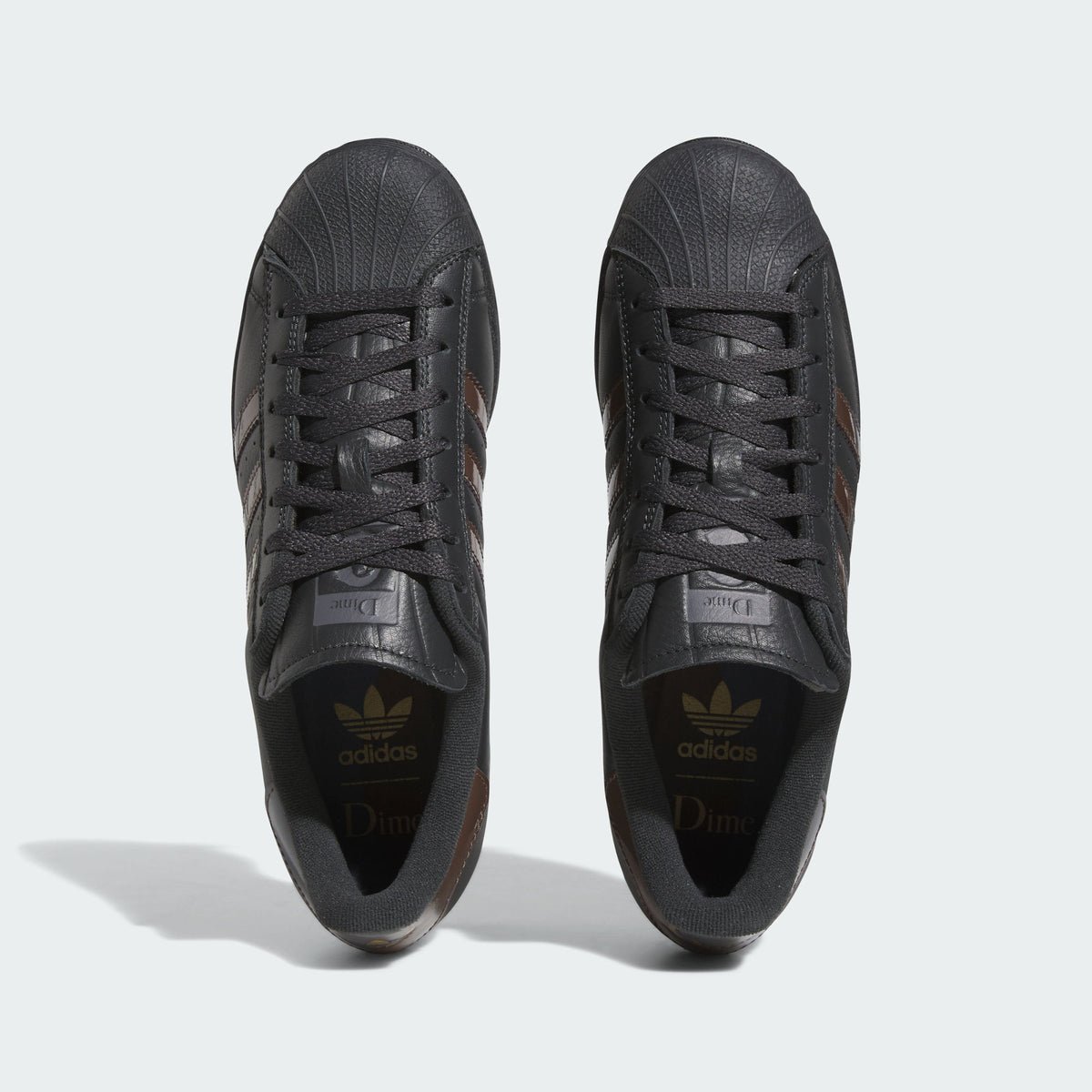 Adidas DIME Superstar ADV Sneakers - Black / Grey / Brown - view 8